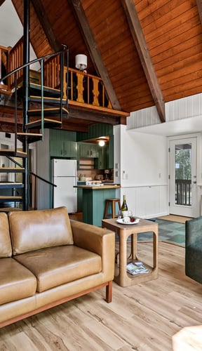 A-Frame of Mind, a classic New England pet-friendly home.